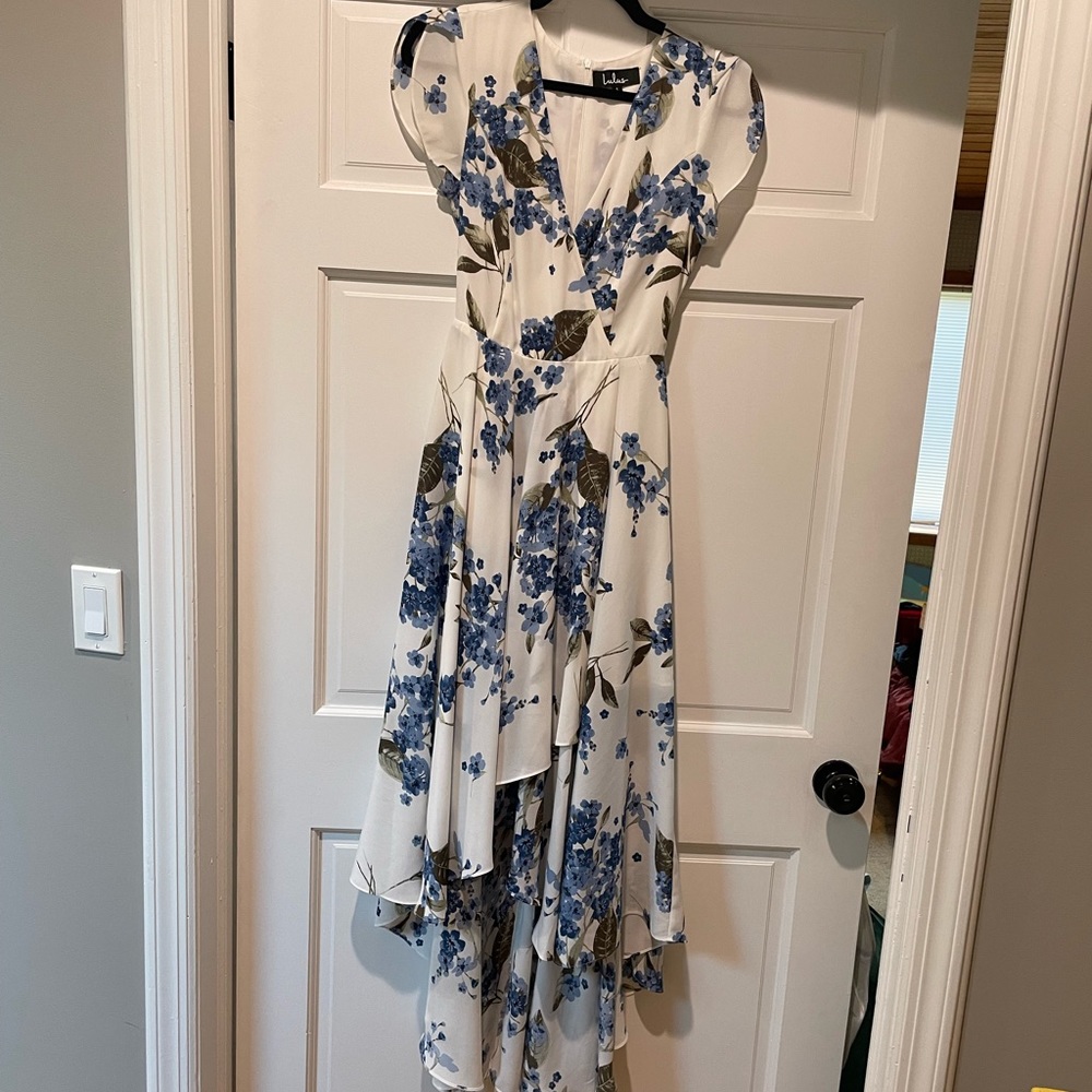 Floral high low dress